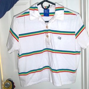 Short sleeve collared OP shirt.